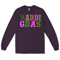 Plum mardi gras Long Sleeve Tee - BarkalooDesign