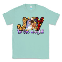 Seafoam joy to the world Classic Tee - Zillion Design Studio