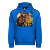 Cobalt livin the rural life Urban Hoodie - MaliasSmallBusiness