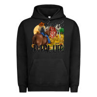 Pigment Black livin the rural life Urban Hoodie - MaliasSmallBusiness