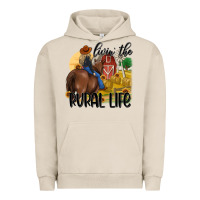 Pigment French Oak livin the rural life Urban Hoodie - MaliasSmallBusiness