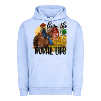 Pigment Grape Ice livin the rural life Urban Hoodie - MaliasSmallBusiness