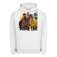 Pigment Lunar Rock livin the rural life Urban Hoodie - MaliasSmallBusiness