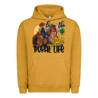 Pigment Peanut Butter livin the rural life Urban Hoodie - MaliasSmallBusiness