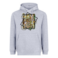 Heather Grey mama leopard Heavyweight Hoodie - CowhideDigitalArt