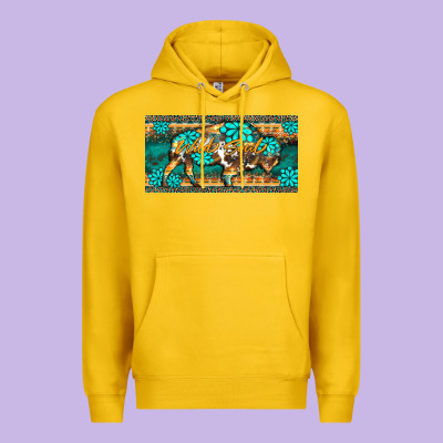 Western  Bison Wild Soul Turquoise's Gemstones  License Plate Template Premium Hoodie Designed By Barkaloodesign