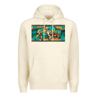 Sandshell western  bison wild soul turquoise's gemstones  license plate template Premium Hoodie - BarkalooDesign