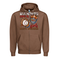 Chestnut diamonds are a girls best friend baseball Zipper Hoodie - texasbilliewilder