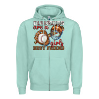 Seafoam diamonds are a girls best friend baseball Zipper Hoodie - texasbilliewilder