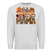 Dove Grey one thankful mama Premium Sweatshirt - RacoonDesign