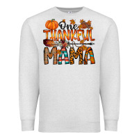 Oatmeal Heather one thankful mama Premium Sweatshirt - RacoonDesign