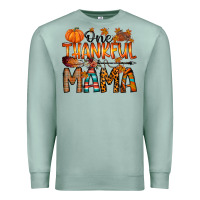 Seafoam one thankful mama Premium Sweatshirt - RacoonDesign