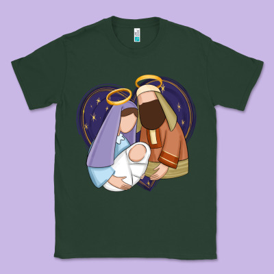 Classic Tee holy night jesus birth