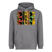 Storm juneteenth 1865 brush stroke Heavyweight Hoodie - HRA Design Shop