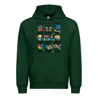 Forest Green god says  am autism Urban Hoodie - MaliasSmallBusiness