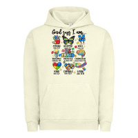 Pigment Pistachio god says  am autism Urban Hoodie - MaliasSmallBusiness