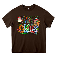 Chocolate Brown grangaran claus Heavy Core Tee - CowhideDigitalArt