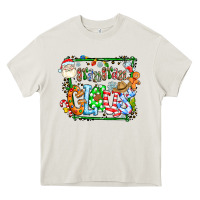 Cream grangaran claus Heavy Core Tee - CowhideDigitalArt
