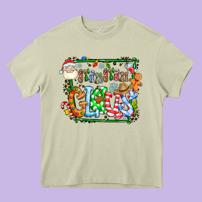 Grangaran Claus Heavy Core Tee Designed By Cowhidedigitalart