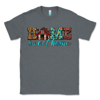 Charcoal Heather home sweet home Classic Tee - texasbilliewilder
