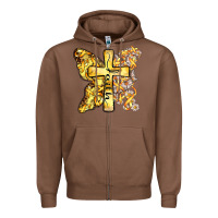 Chestnut faith child cancer cross Zipper Hoodie - Zillion Design Studio