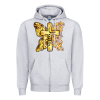 Heather Grey faith child cancer cross Zipper Hoodie - Zillion Design Studio