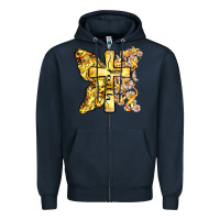 Navy faith child cancer cross Zipper Hoodie - Zillion Design Studio