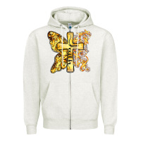 Oatmeal Heather faith child cancer cross Zipper Hoodie - Zillion Design Studio