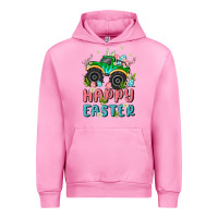 Fuchsia Pink easter monster truck Urban Hoodie - MaliasSmallBusiness