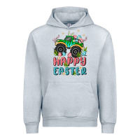 Heather Grey easter monster truck Urban Hoodie - MaliasSmallBusiness