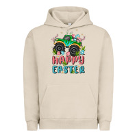 Pigment French Oak easter monster truck Urban Hoodie - MaliasSmallBusiness