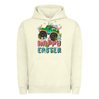Pigment Pistachio easter monster truck Urban Hoodie - MaliasSmallBusiness