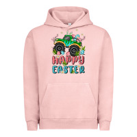 Pigment Salmon easter monster truck Urban Hoodie - MaliasSmallBusiness