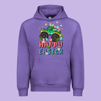Easter Monster Truck Urban Hoodie Designed By Maliassmallbusiness