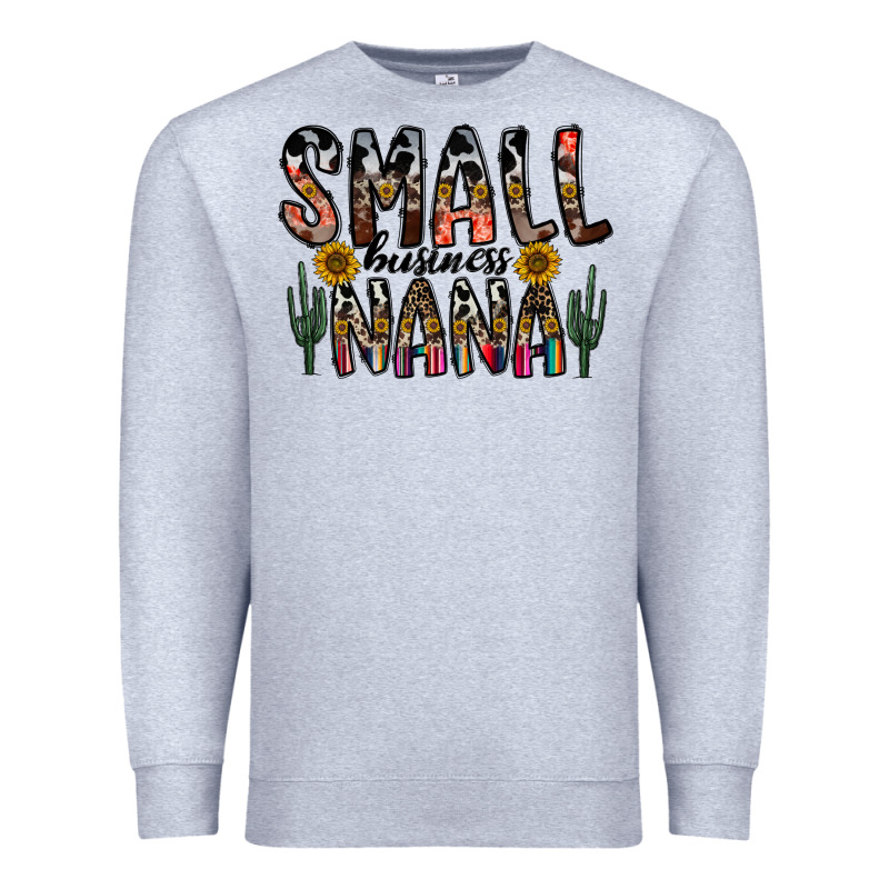 Small Business Nana Premium Sweatshirt by CowhideDigitalArt | Teevron