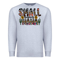Heather Grey small business nana Premium Sweatshirt - CowhideDigitalArt