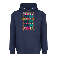 Navy mama mama mama Heavyweight Hoodie - CowhideDigitalArt