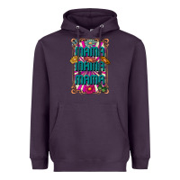 Plum mama mama mama Heavyweight Hoodie - CowhideDigitalArt