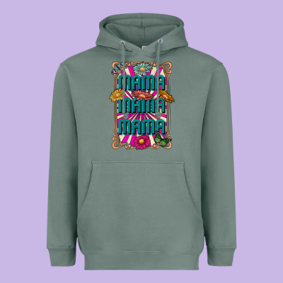 Mama Mama Mama Heavyweight Hoodie Designed By Cowhidedigitalart
