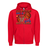 Red diamonds are a girls best friend basketball Zipper Hoodie - texasbilliewilder