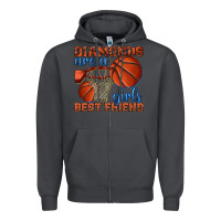 Smoke diamonds are a girls best friend basketball Zipper Hoodie - texasbilliewilder