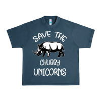 Midnight Navy save the chubby unıcorns Urban Heavy Tee - Bettercallsaul