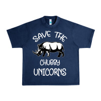 Navy save the chubby unıcorns Urban Heavy Tee - Bettercallsaul