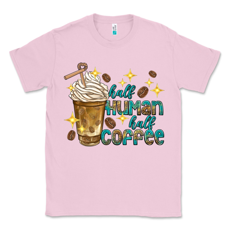 Half Human Half Coffee Classic Tee by texasbilliewilder | Teevron