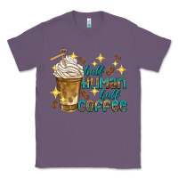 Lavender half human half coffee Classic Tee - texasbilliewilder