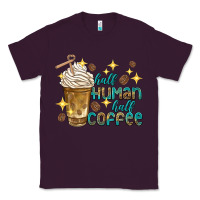 Plum half human half coffee Classic Tee - texasbilliewilder