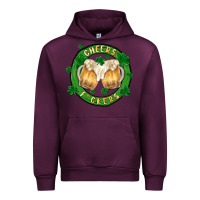 Mauve Wine cheers fckers Urban Hoodie - MaliasSmallBusiness
