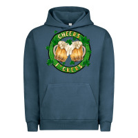 Pigment Midnight Navy cheers fckers Urban Hoodie - MaliasSmallBusiness
