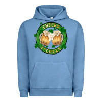 Pigment Pebble Blue cheers fckers Urban Hoodie - MaliasSmallBusiness
