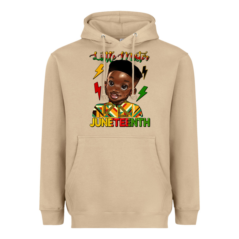 Little Mister Juneteenth Heavyweight Hoodie by HRA Design Shop | Teevron